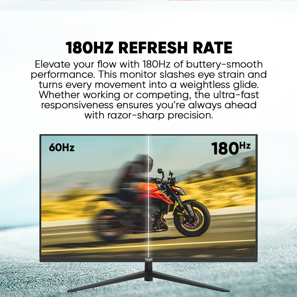 Armaggeddon PXP32Pro  Gaming Monitor 32'' Slim Frame 2K IPS 180Hz 1ms Black