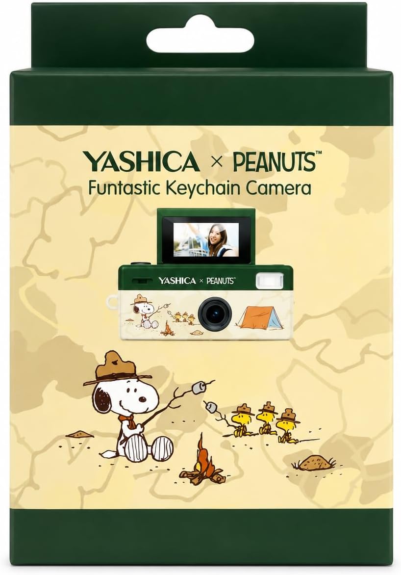 Yashica Keychain Mini Funtastic Camera PEANUTS