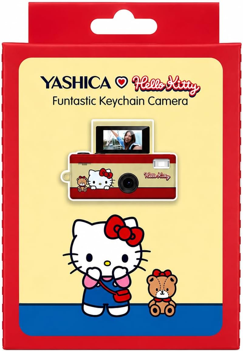 Yashica Keychain Mini Funtastic Camera HELLO KITTY