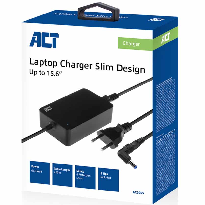 ACT AC2055 NOTEBOOK POWER SUPPLY, 65W