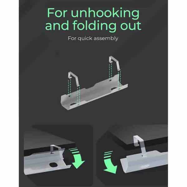 ICYBOX IB-EWA100W-CM CABLE MANAGEMENT TRAY FOR DESKS