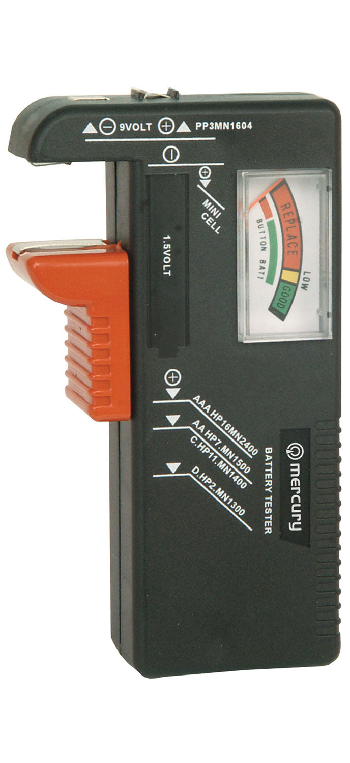 Mercury 600.098UK Universal Analogue Battery Tester
