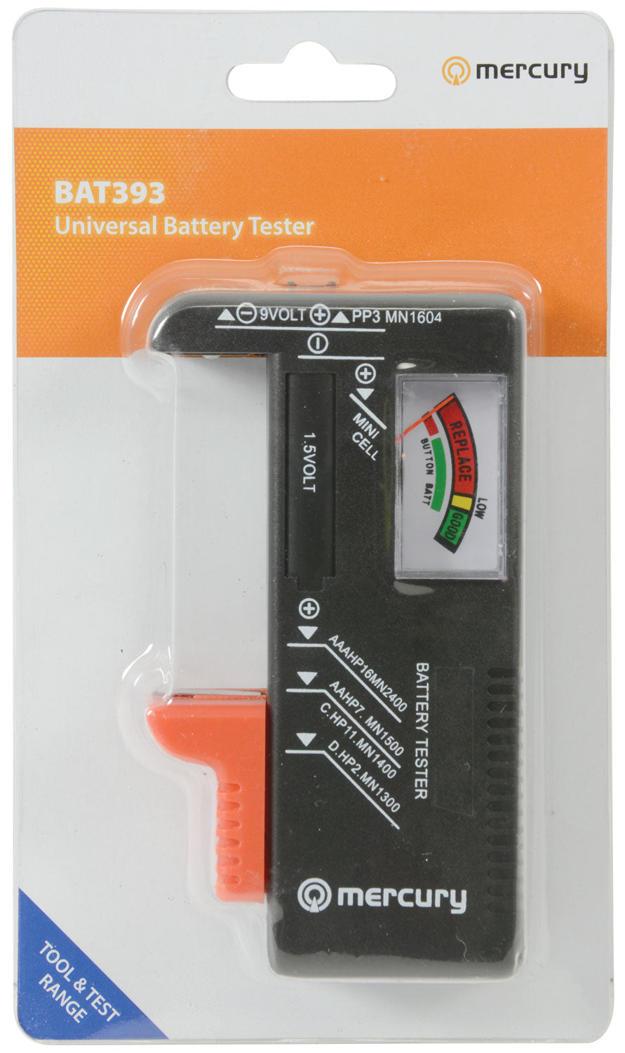 Mercury 600.098UK Universal Analogue Battery Tester