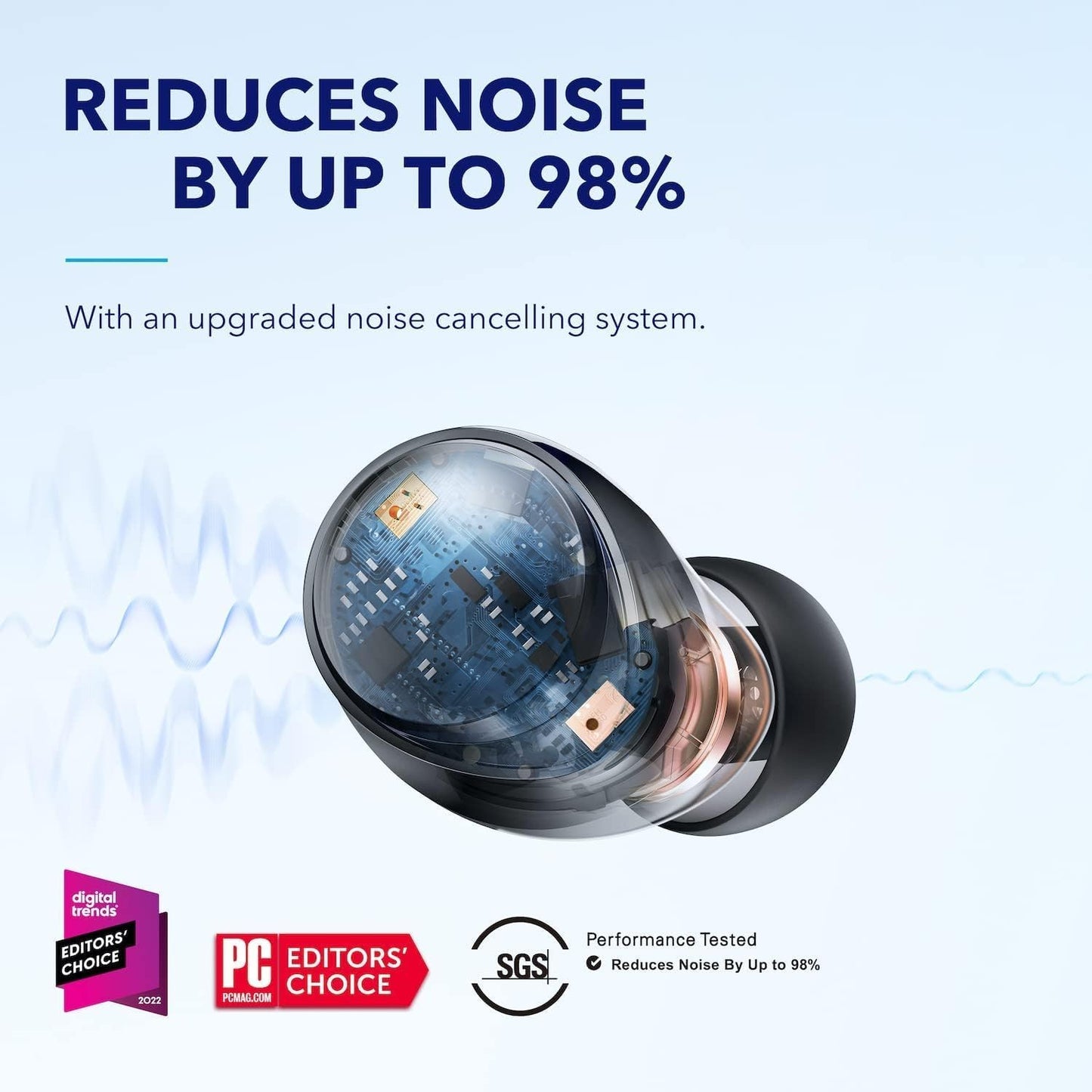 Anker A40 Soundcore TWS Earphones HiRes ANC IPX4 Space V.2 Black