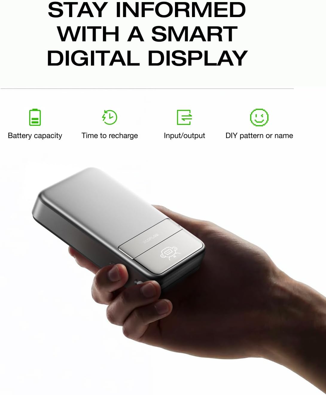 EcoFlow Charge Powerbank Magnetic RAPID 10000mAh Silver