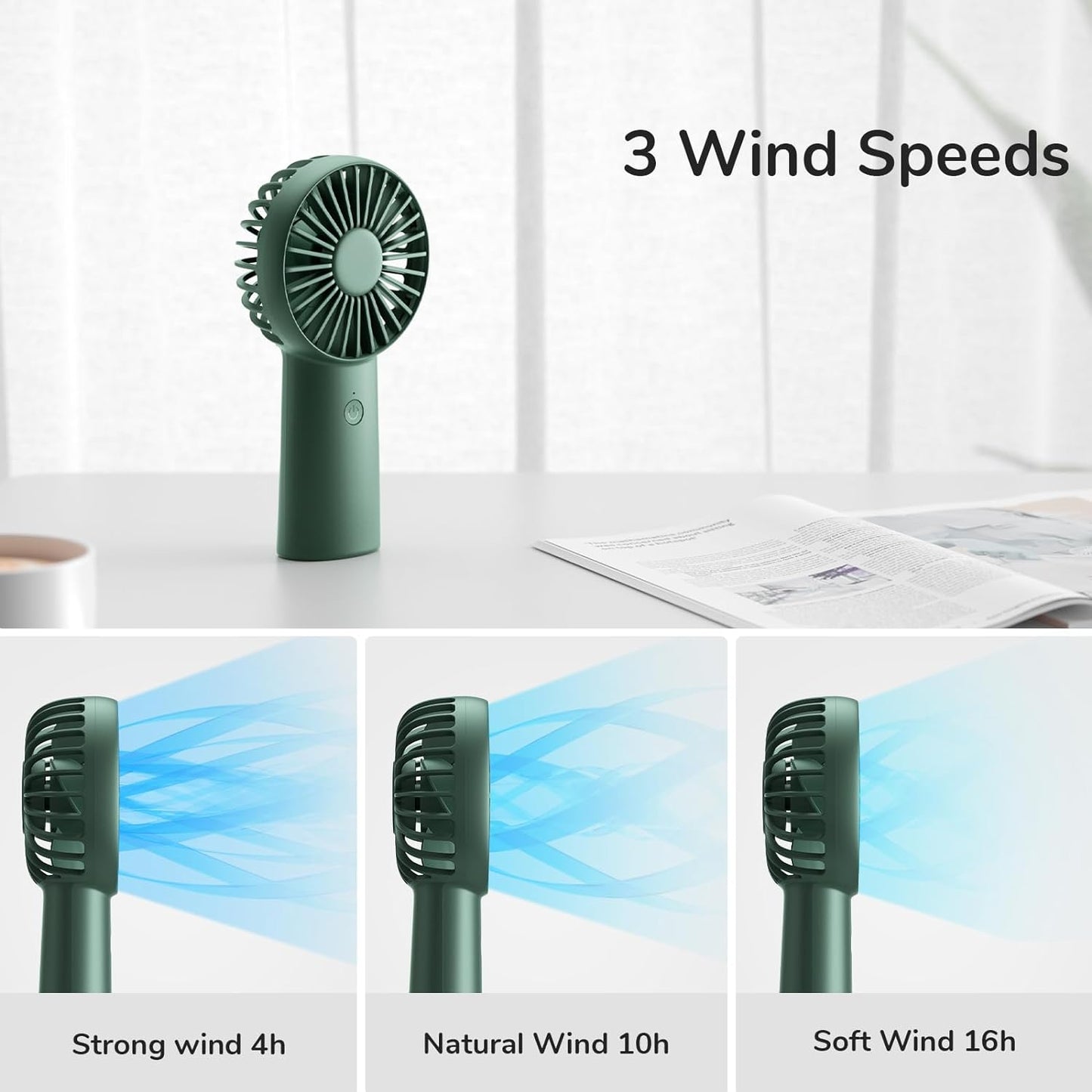 Jisulife Portable Personal Fan FA20X White