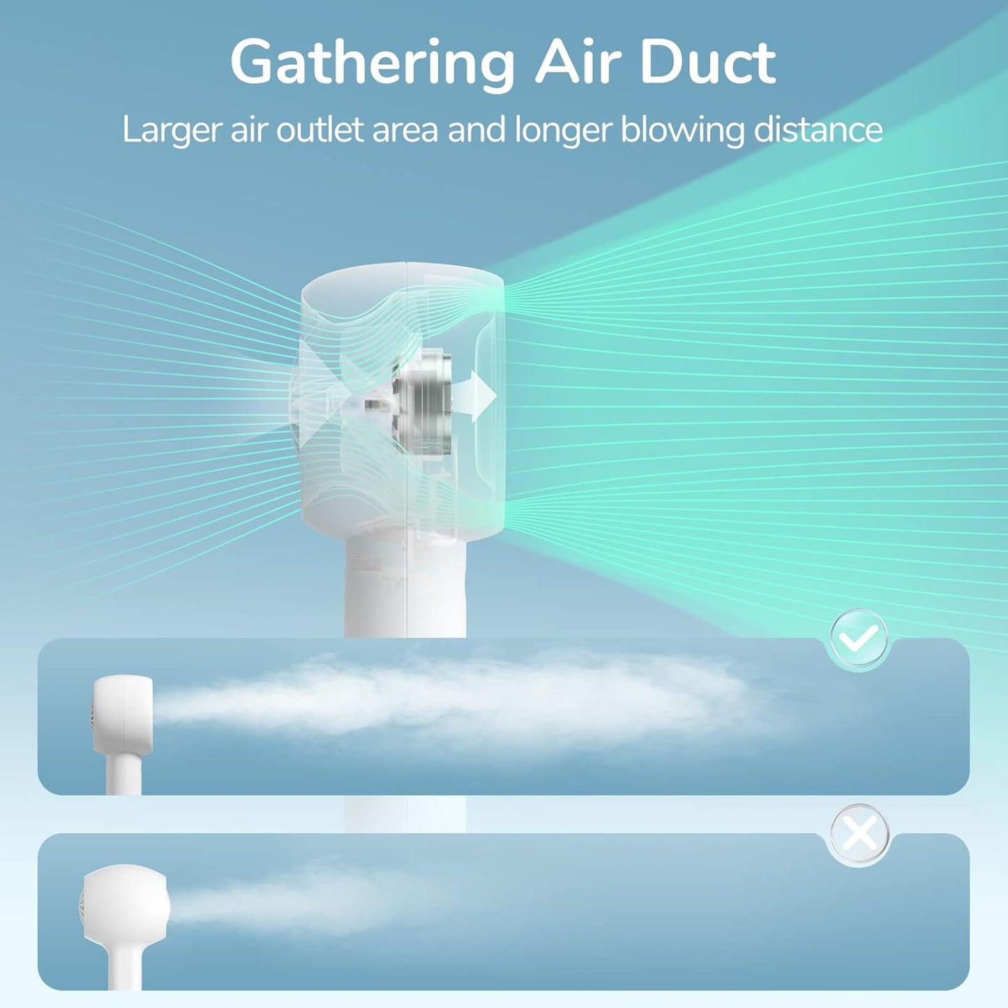Jisulife FA42 Portable Personal Fan White