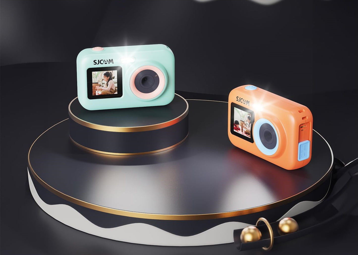 SJCAM FHD30FPS  Funcam+ Dual Screen Kids Action Camera 44MP