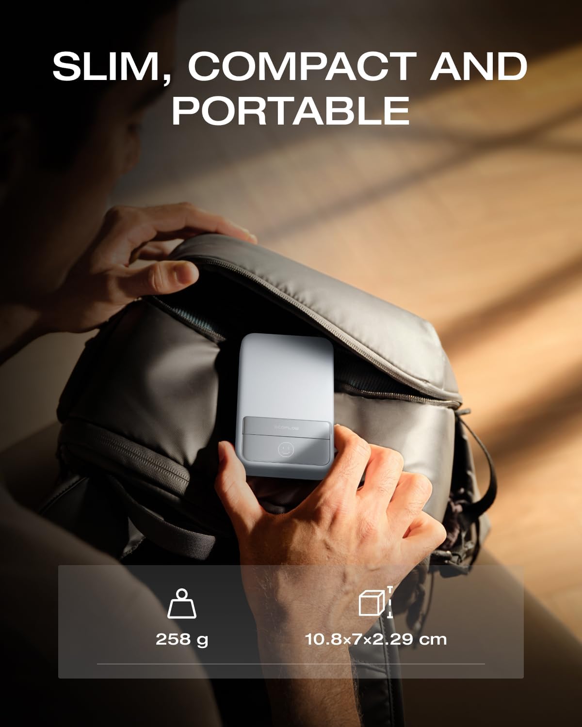 EcoFlow Charge Powerbank Magnetic RAPID 10000mAh Silver