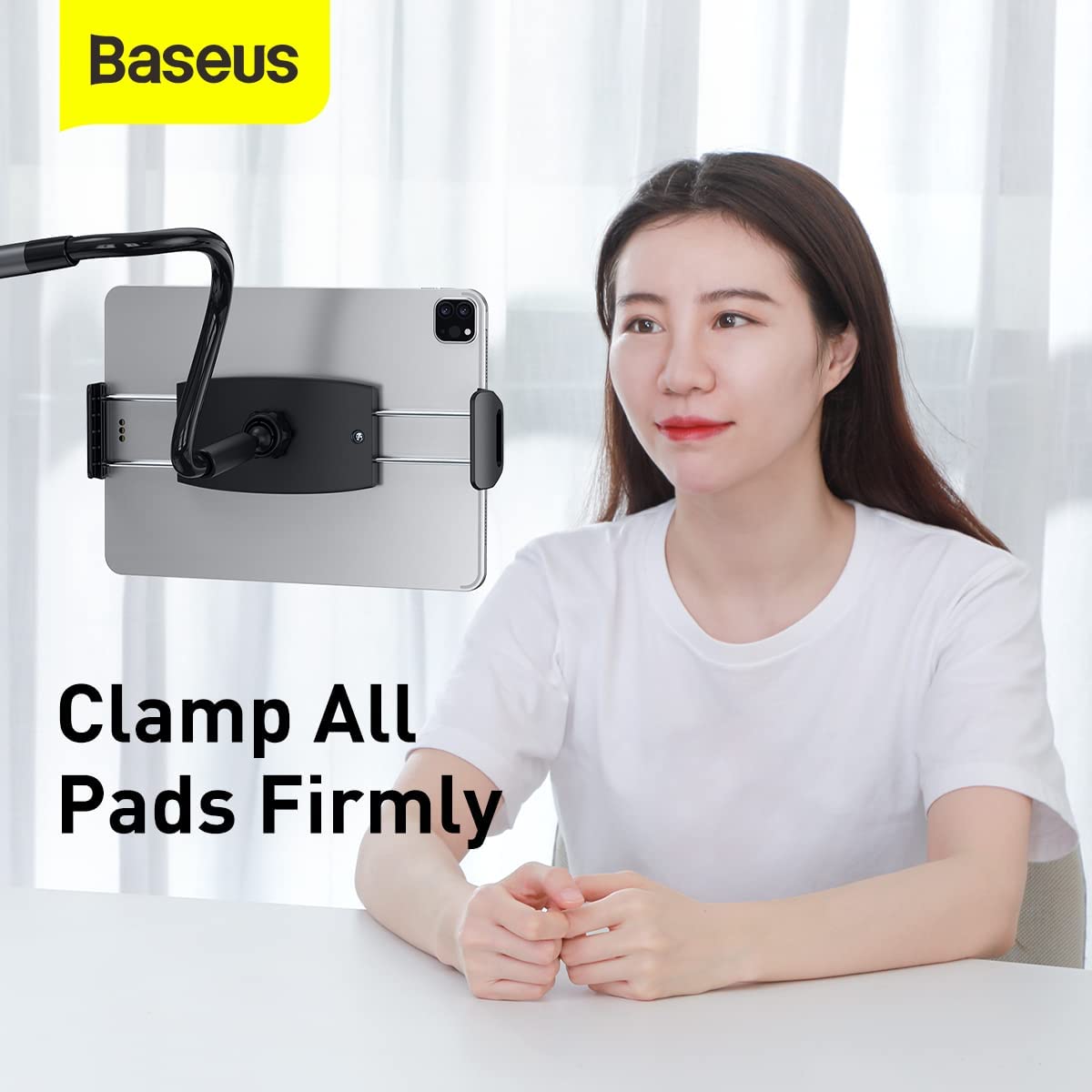 Baseus Stand Tablet with Clamp Rotary Adjustment Grey