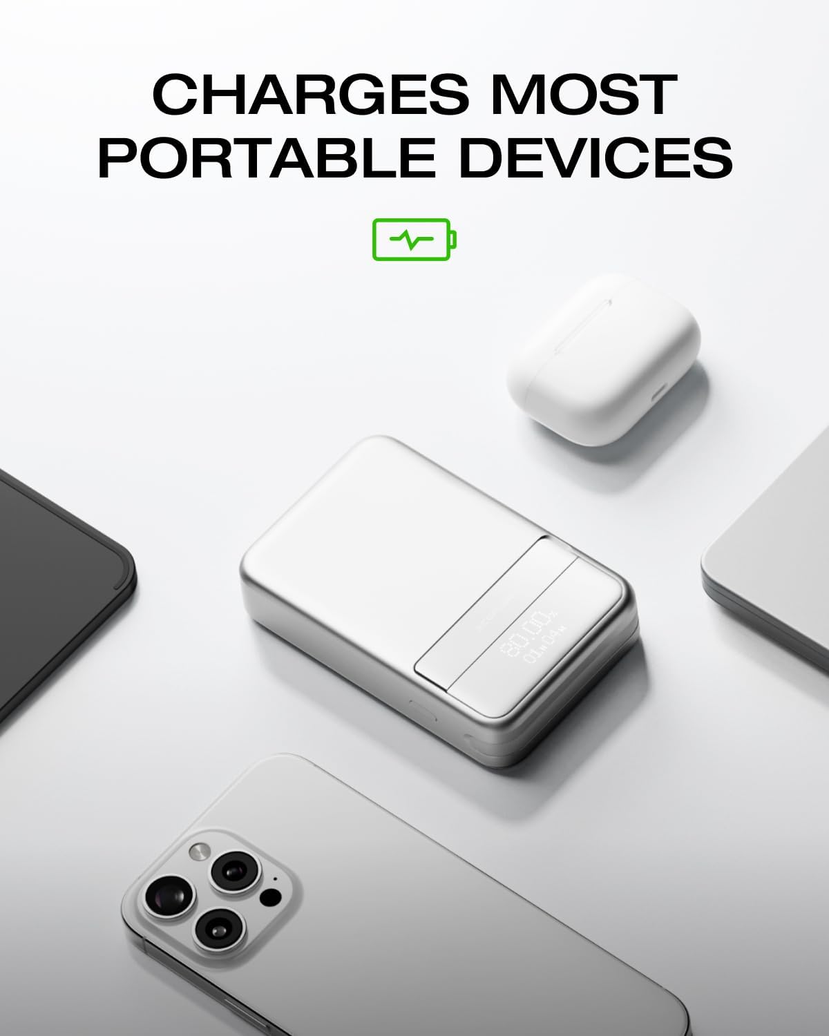 EcoFlow Charge Powerbank Magnetic RAPID 10000mAh Silver