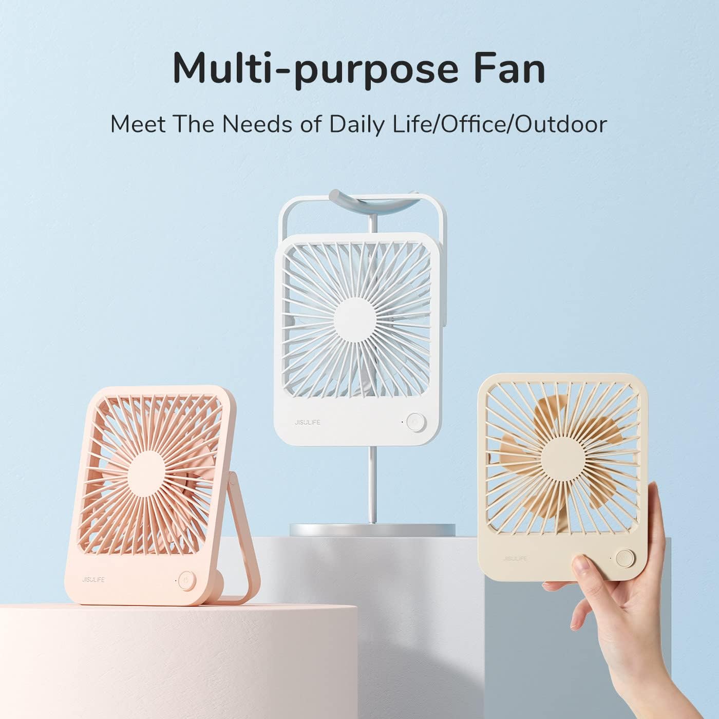 Jisulife Desktop Fan Powerbank Out FA26 White