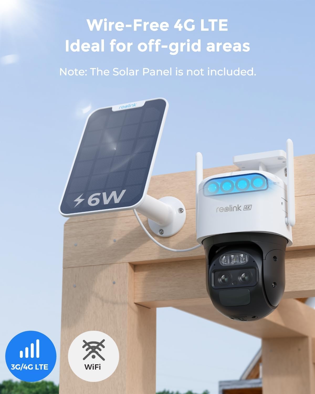Reolink BP4G Outdoor Battery Camera 4K Trackmix LTE (G770)