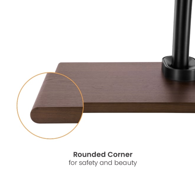 Brateck TV Floorstand FS41-44T-02 40x40 1.07m 35kg Shelf & MDF