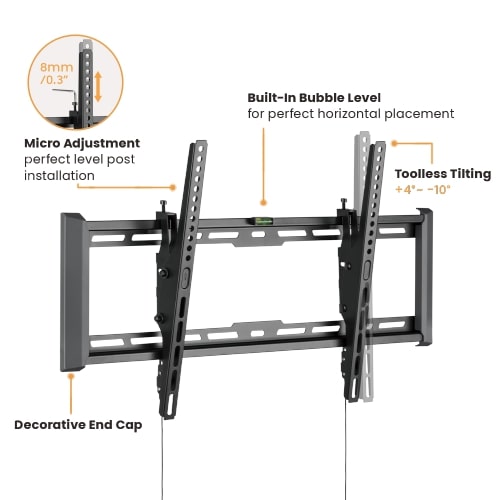 Brateck TV Mount 60x40 Tilt 75kg LP77-46T