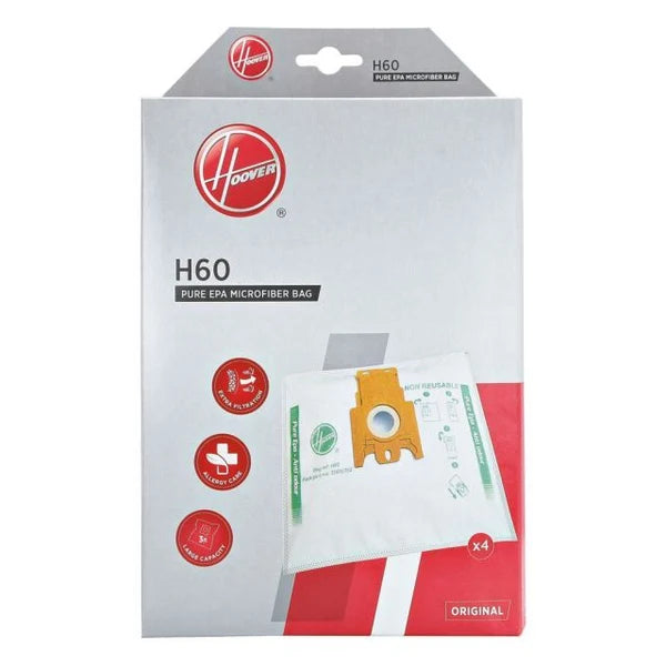 HOOVER H60 Dustbags Boxed Pack Of 4