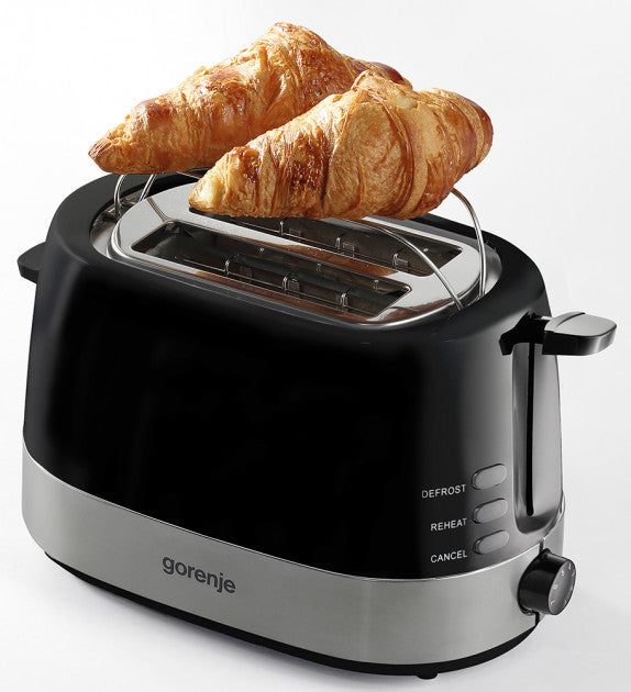 Gorenje T850BK Kitchen Toaster 850W 2 Slots 7 Heating Levels Black