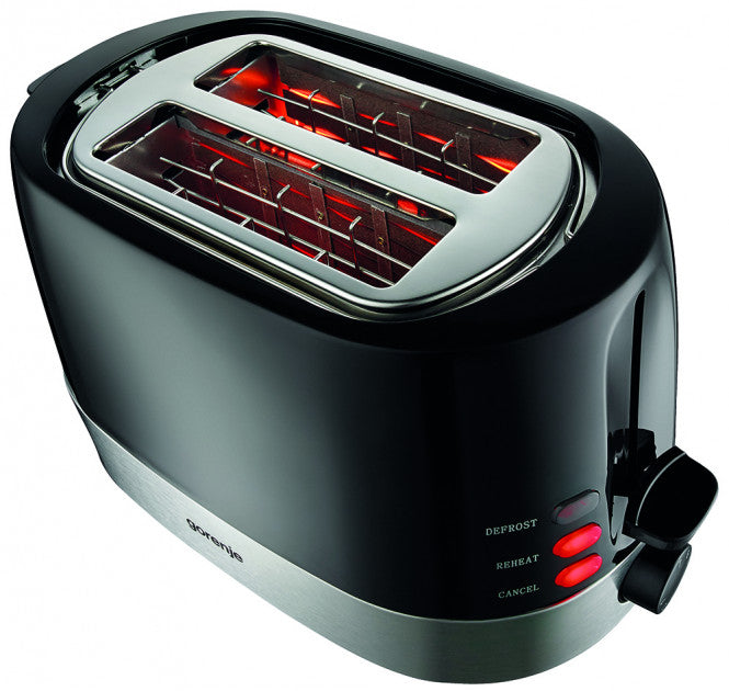 Gorenje T850BK Kitchen Toaster 850W 2 Slots 7 Heating Levels Black