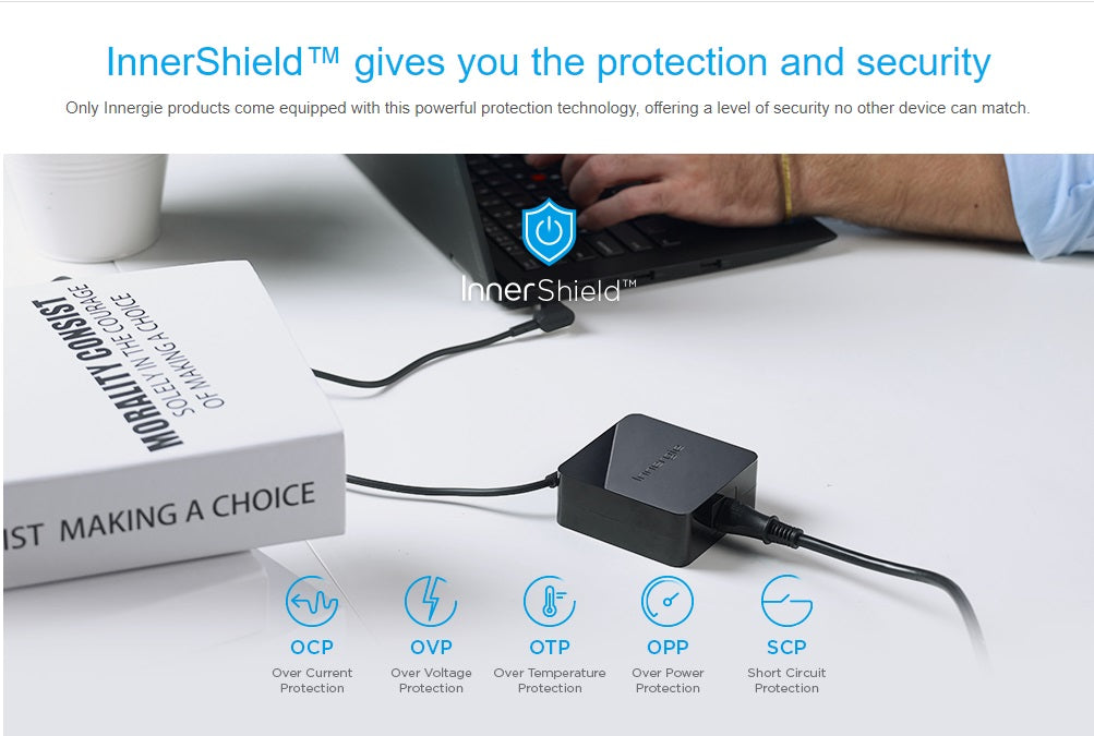 Innergie T9 Laptop Power Adapter 90W UK Plug