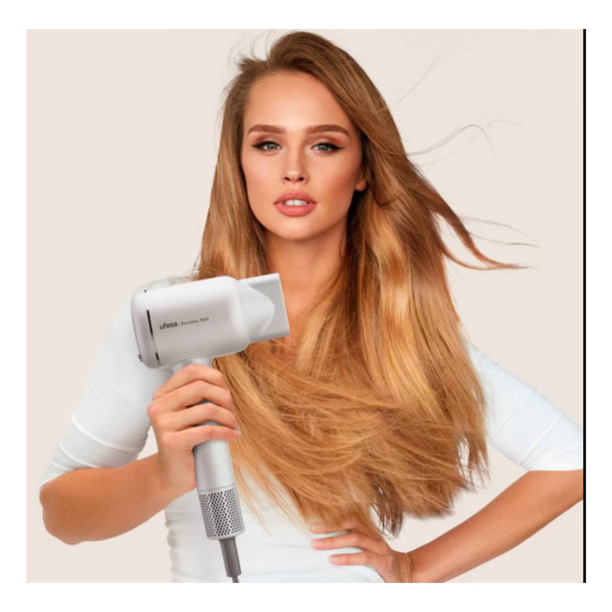 UFESA Pro Ionic Tech Hair Dryer White