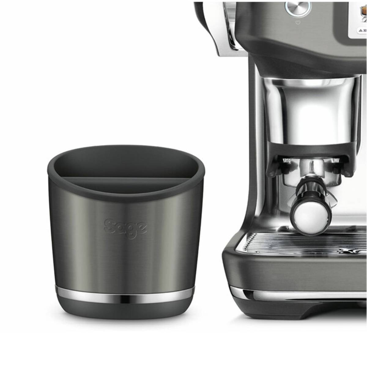 SAGE Knock-Box 20 Coffee Dumpster Black Stainless Steel