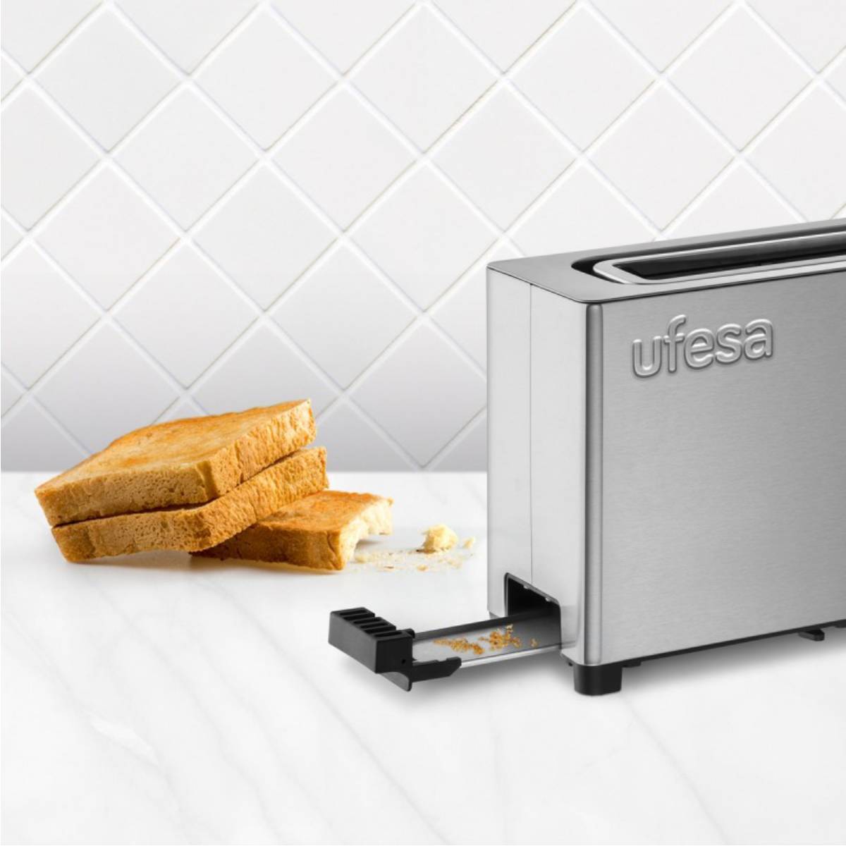 UFESA Duo Plus Delux Toaster Stainless Steel
