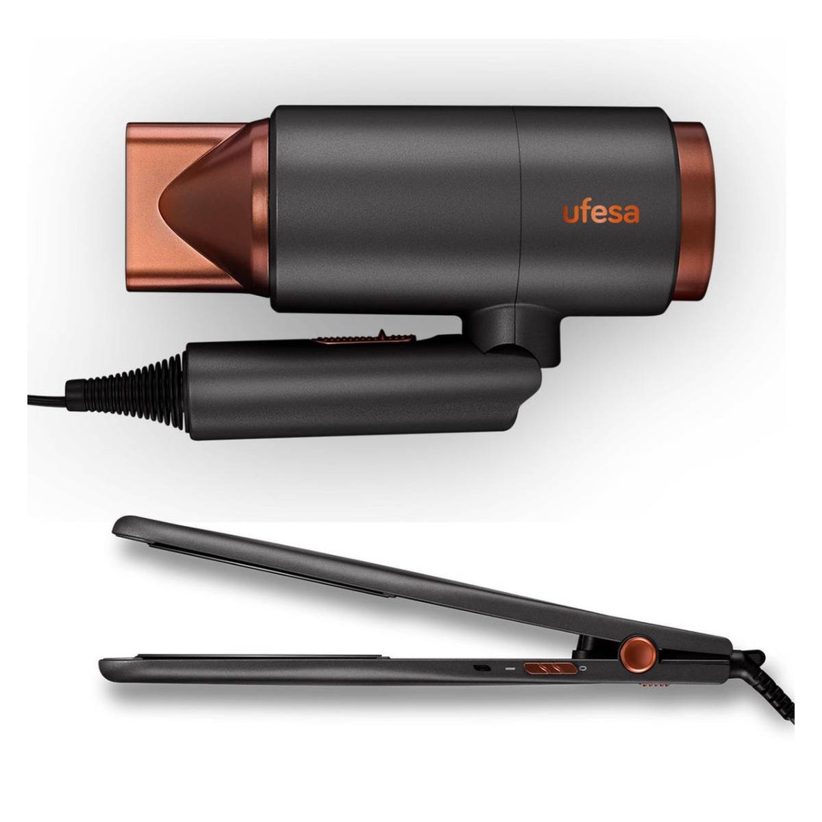 UFESA My Glamour Hair Dryer and Iron Set