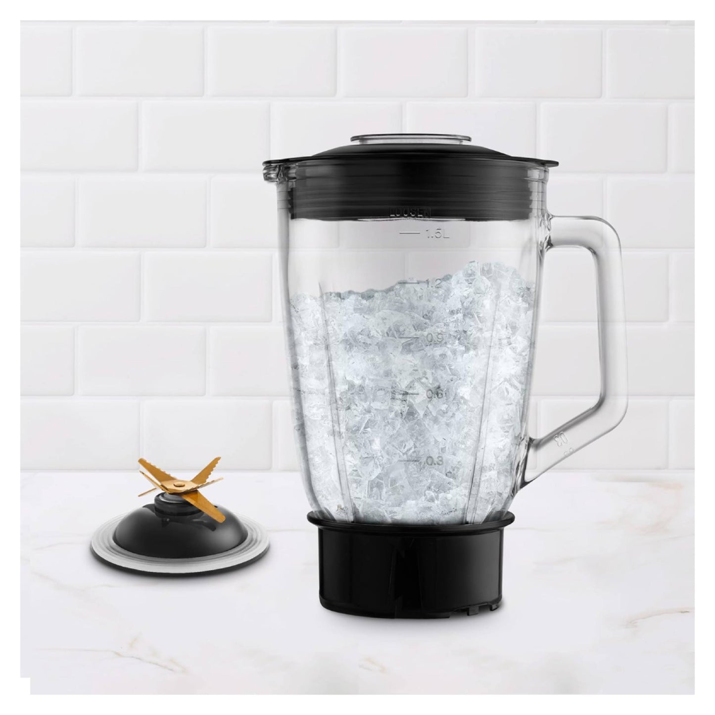 UFESA Moonstone Blender 1500 Watts Silver/Black