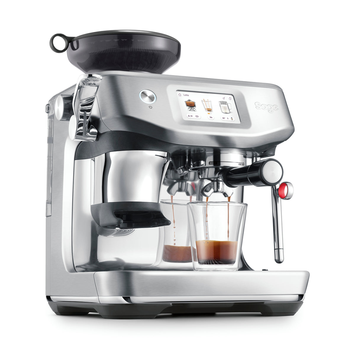 SAGE SES882BSS4GUK1 the Barista Touch Impress Espresso Machine