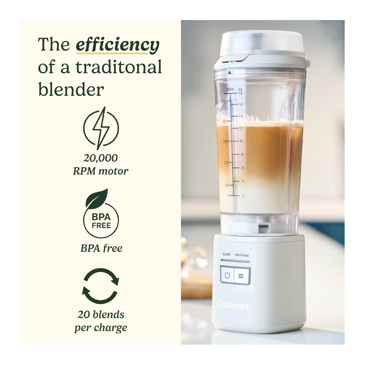 CUISINART PBL100U To Go Portable Blender Silver