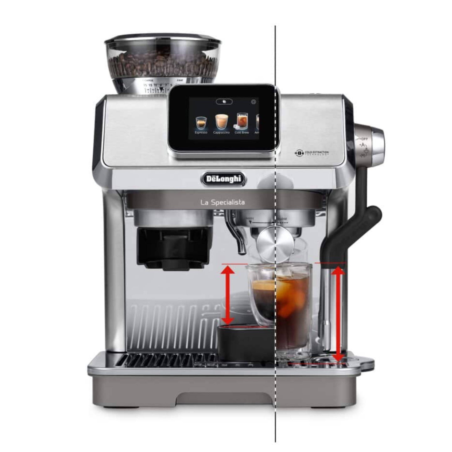 DELONGHI EC9455.M Semi-Automatic Espresso Coffee Maker Metalic