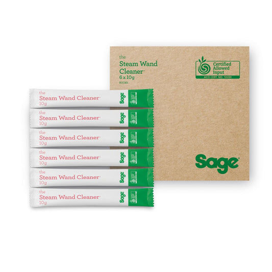 SAGE Steam Wand Cleaner Powder for Espresso Machine Steam Wands, 6 Pieces