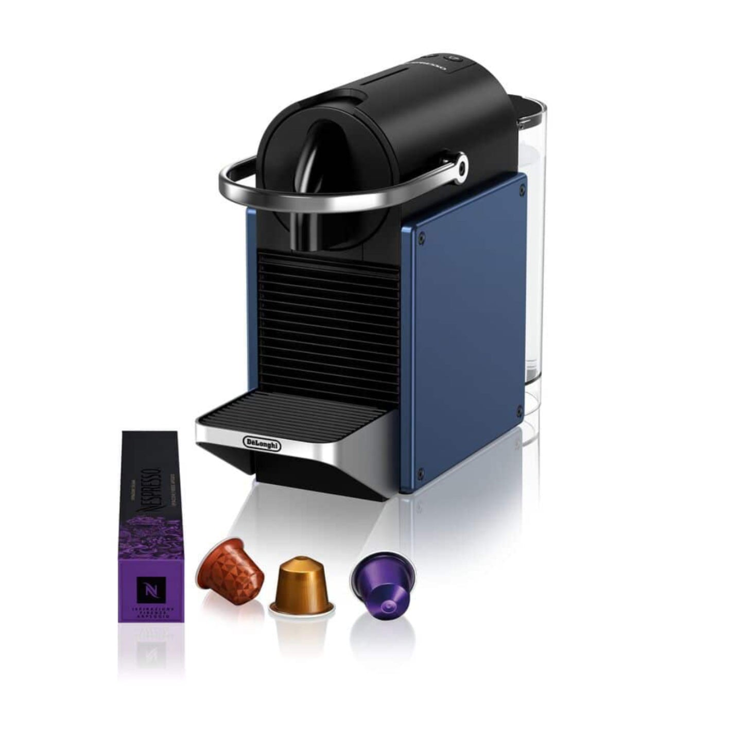 DELONGHI EN127.BL Pixie Capsule Coffee Machine Blue