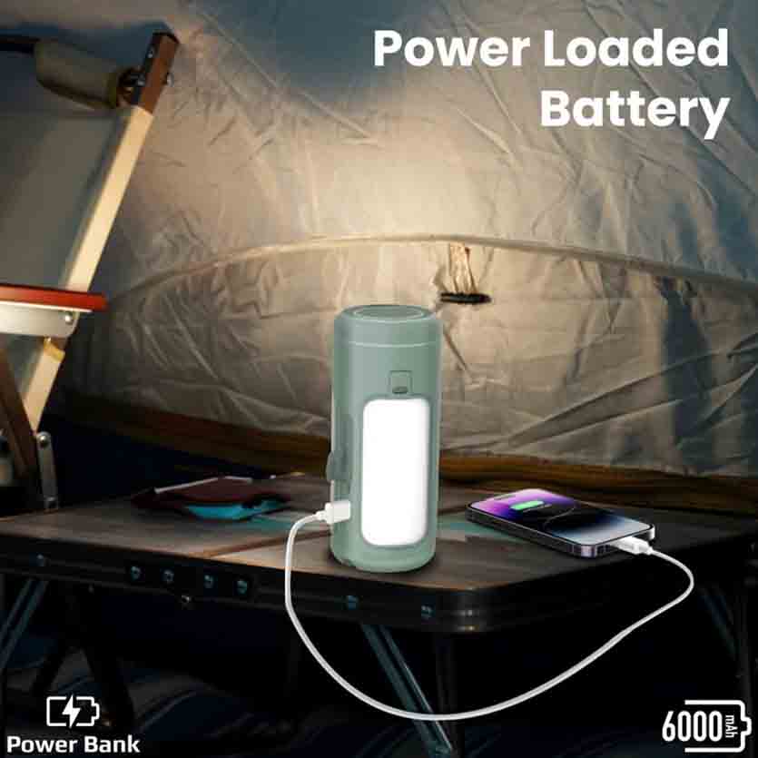 PROMATE CAMPMATE-4 MULTIFUNCTIONAL CAMPING KIT/6000mAh POWERBANK, BT SPEAKER