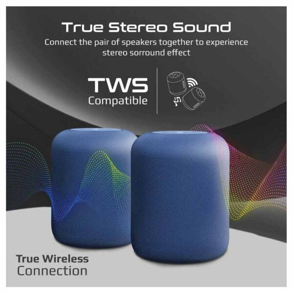 PROMATE BOOM-10.BLUE 10W SPEAKER WIRELESS HD PROSTREAM