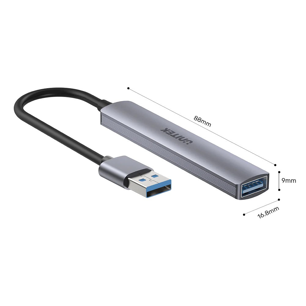 Unitek H1208A USB-A Hub 4port 3xUSB2.0 1xUSB3.0