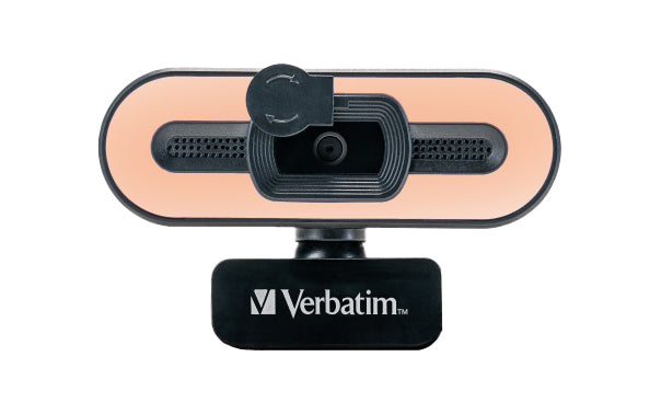 Verbatim AWC-02 Webcam Full HD Autofocus with Microphone & Light