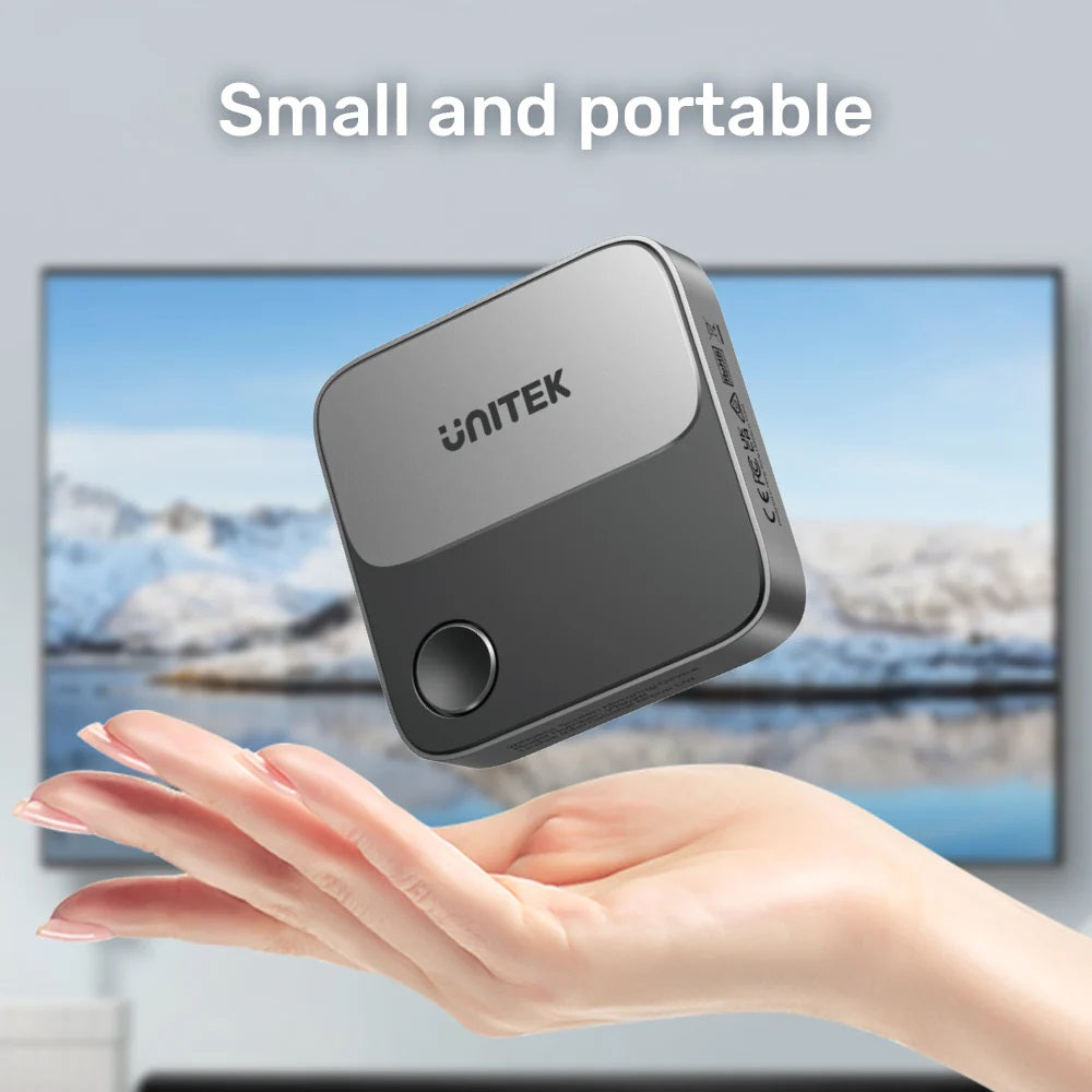 Unitek Wireless Screen Sharing Adapter Up to 25M Black