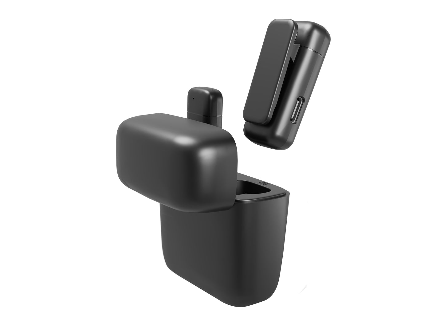 Natec Wireless Wearable Microphones for Contect Creators USB-C HOPPER LAVALIER