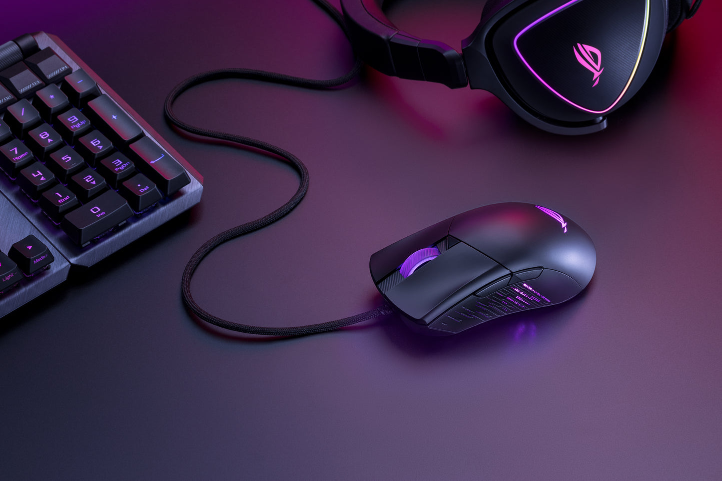 ASUS Gaming Mouse Wired RGB AURA Right Handed ROG GLADIUS III