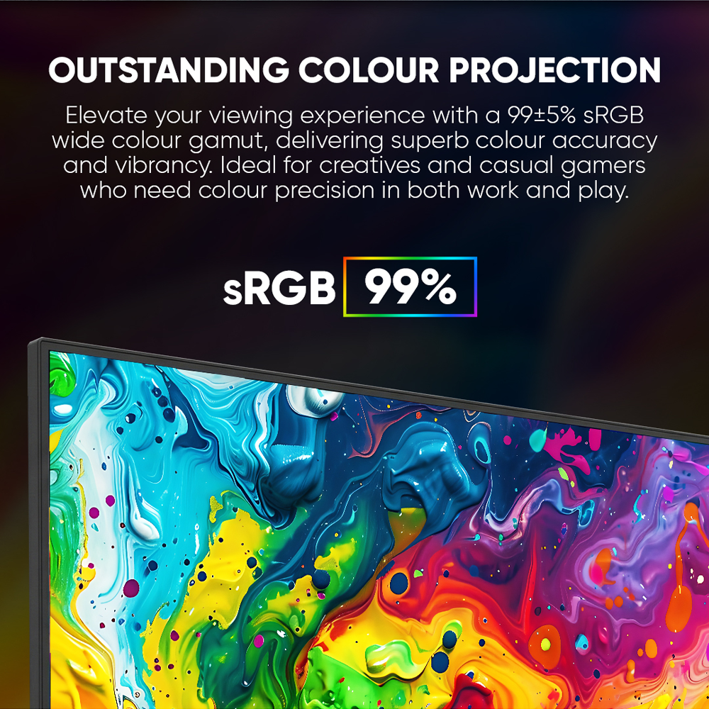 Armaggeddon PXP32Pro  Gaming Monitor 32'' Slim Frame 2K IPS 180Hz 1ms Black