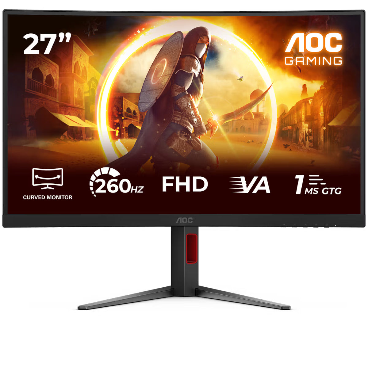 AOC C27G4Z2 MONITOR 27'', GAMING CURVED, E, VA LED, 1920x1080