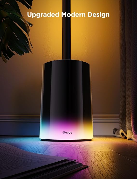Govee H607C Lamp Floor Smart RGBICWW Supports Matter Floor Lamp 2 Black
