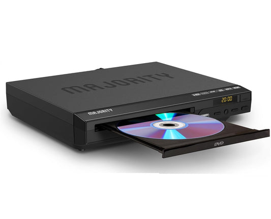Majority DVD Player for TV HDMI and RCA Ports Multi Region Slim with RC