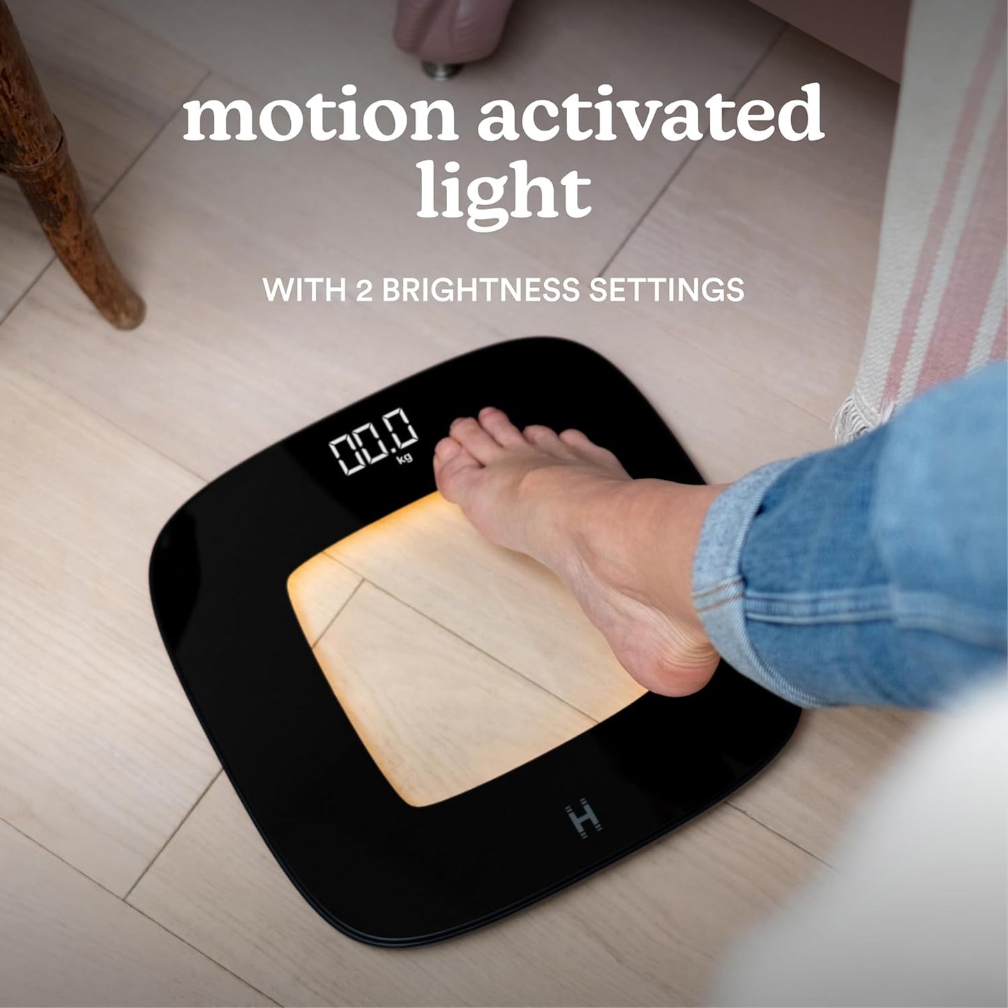 HoMedics SCL-B100 Body Scale Glo Essential Black