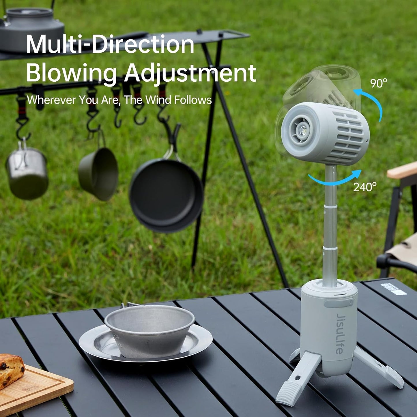 Jisulife Outdoor Fan Ultra1 Green