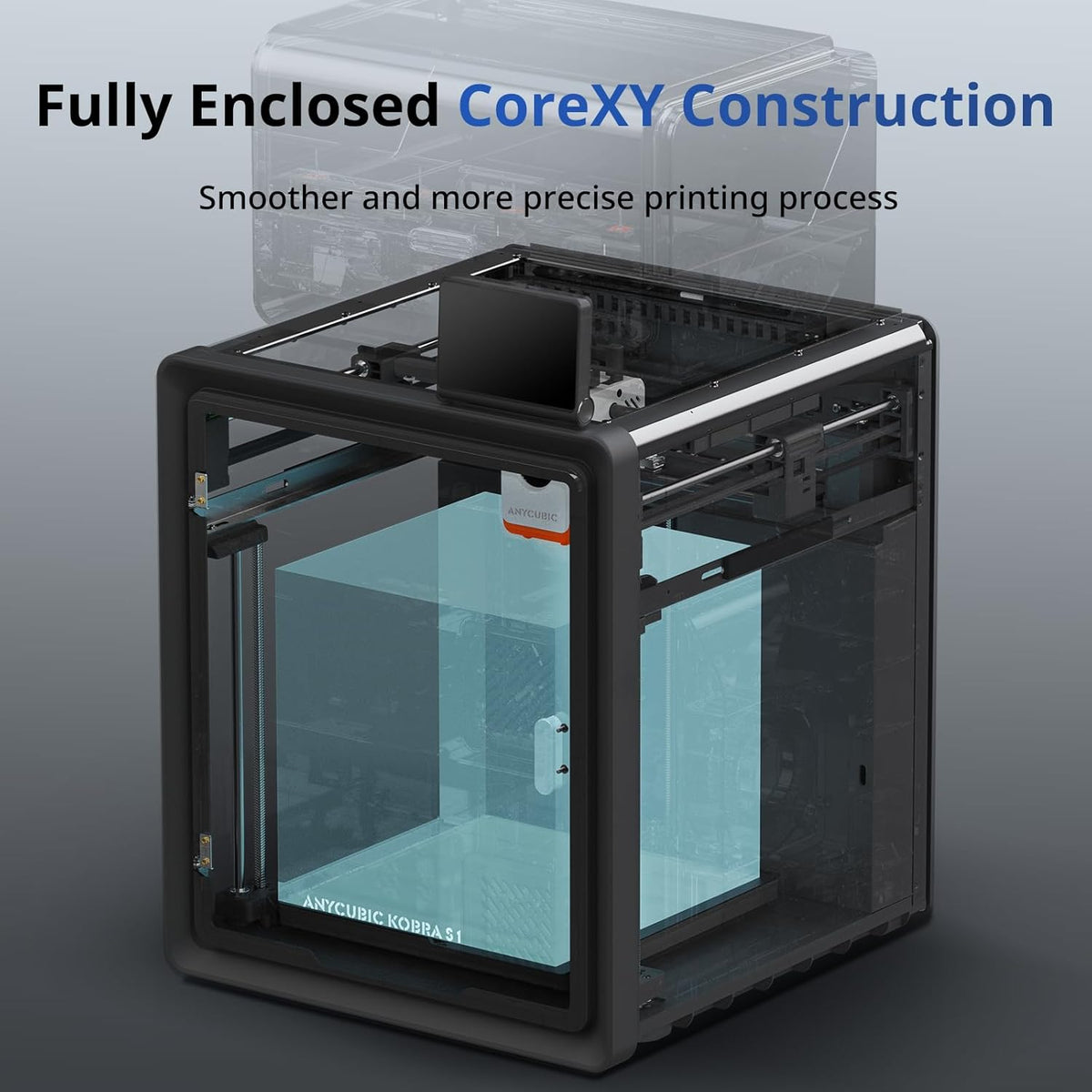 Anycubic 3D Printer Kobra S1 Combo Multicolor With Ace Pro Filament Box with Drying Capability
