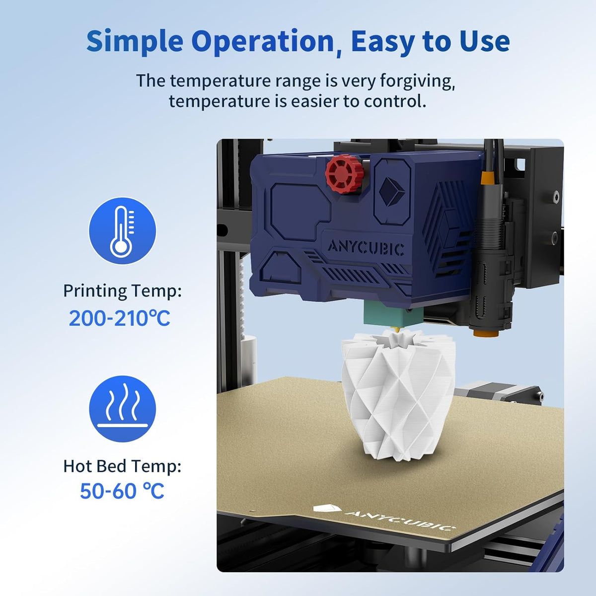 Anycubic PLA Basic Filament White 1Kg