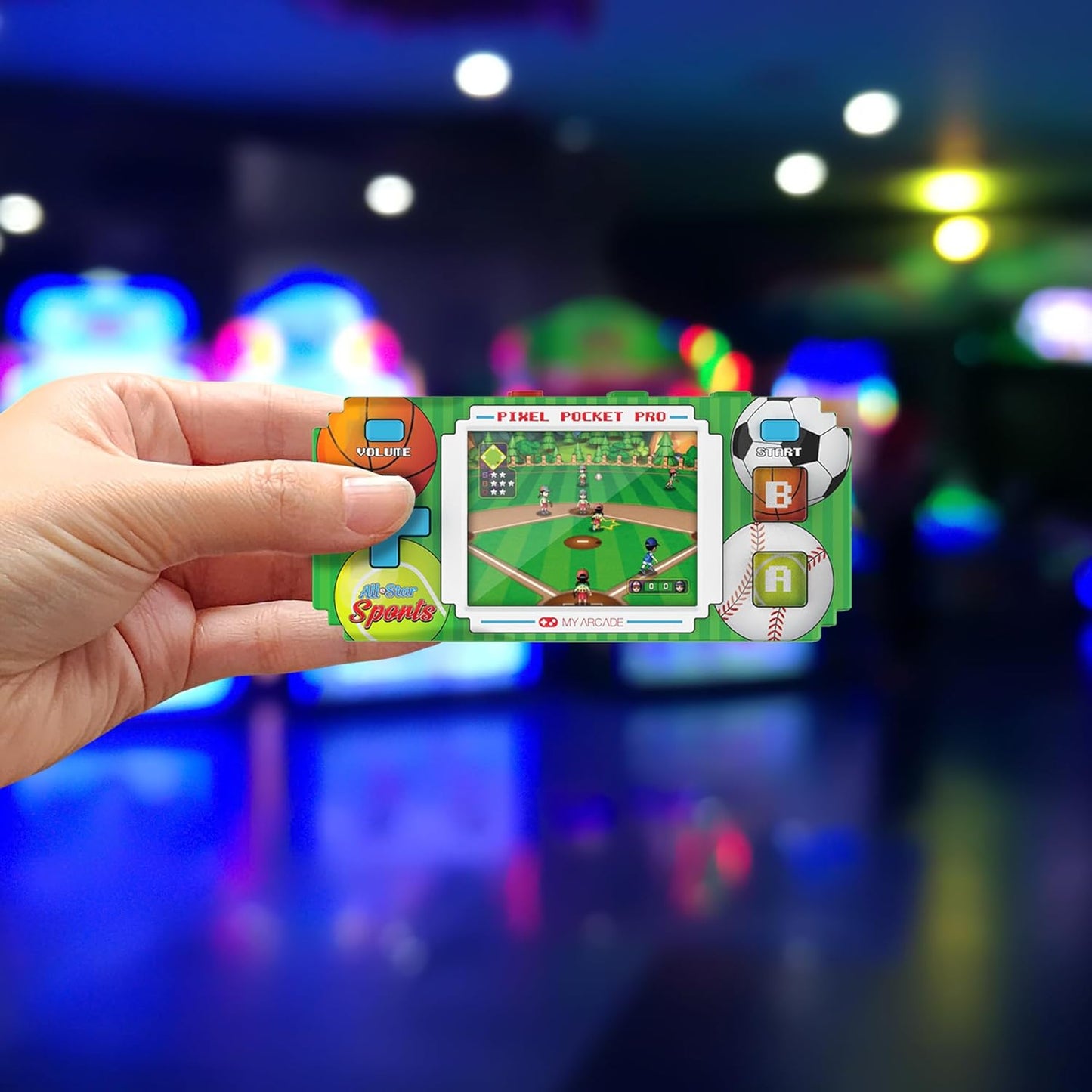 My Arcade PIXEL POCKET PRO ALL-STAR SPORTS(18 GAMES IN 1)