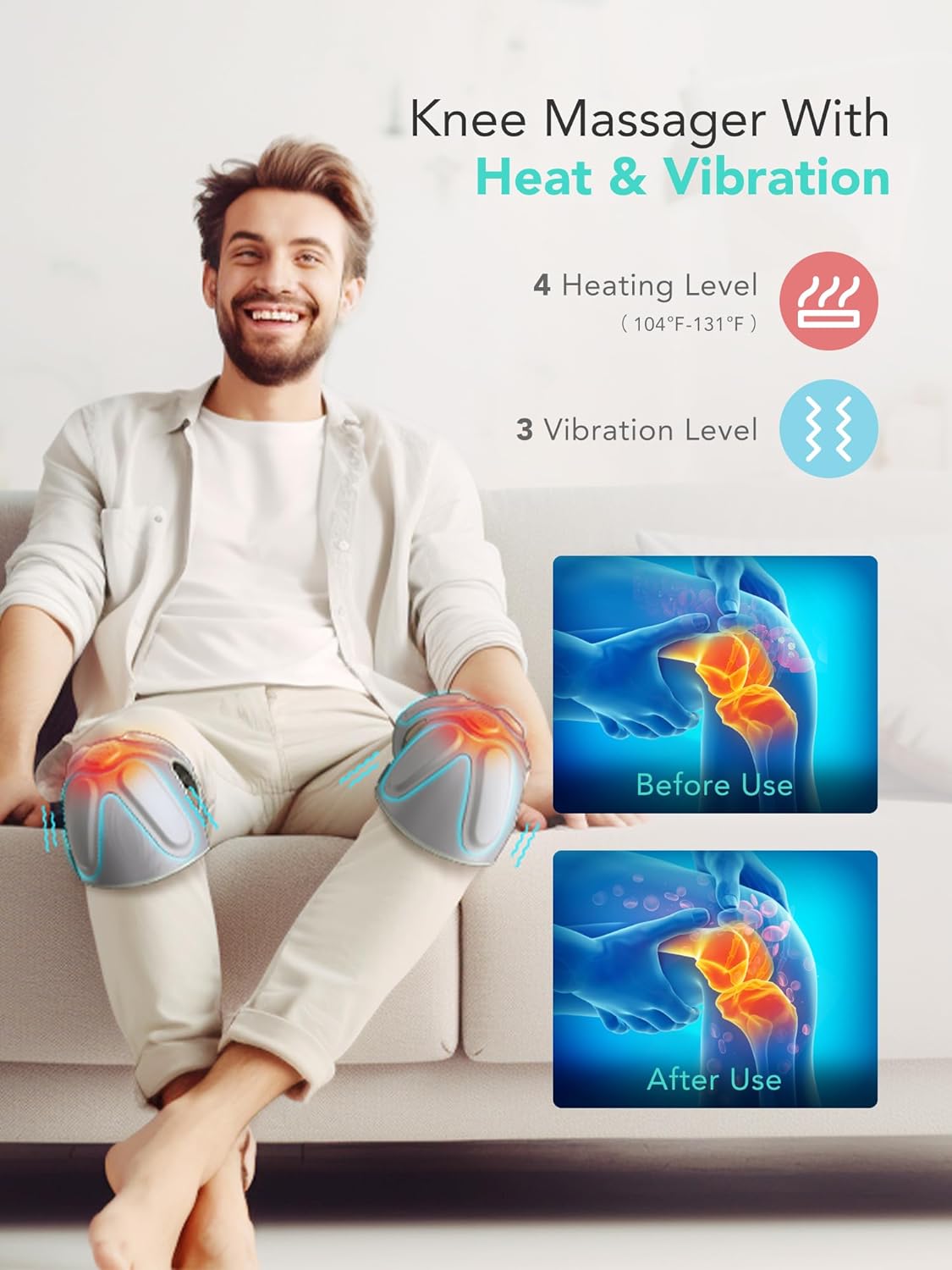 SKG W3 Pro Vibration & Heat Knee Massager